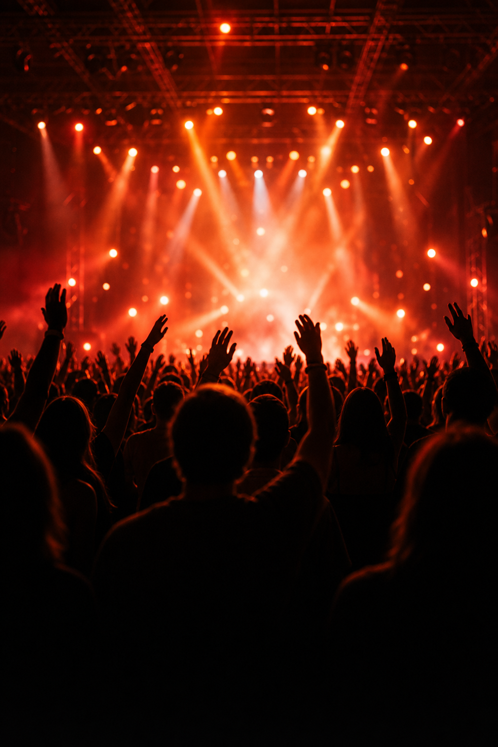 Concert crowd
