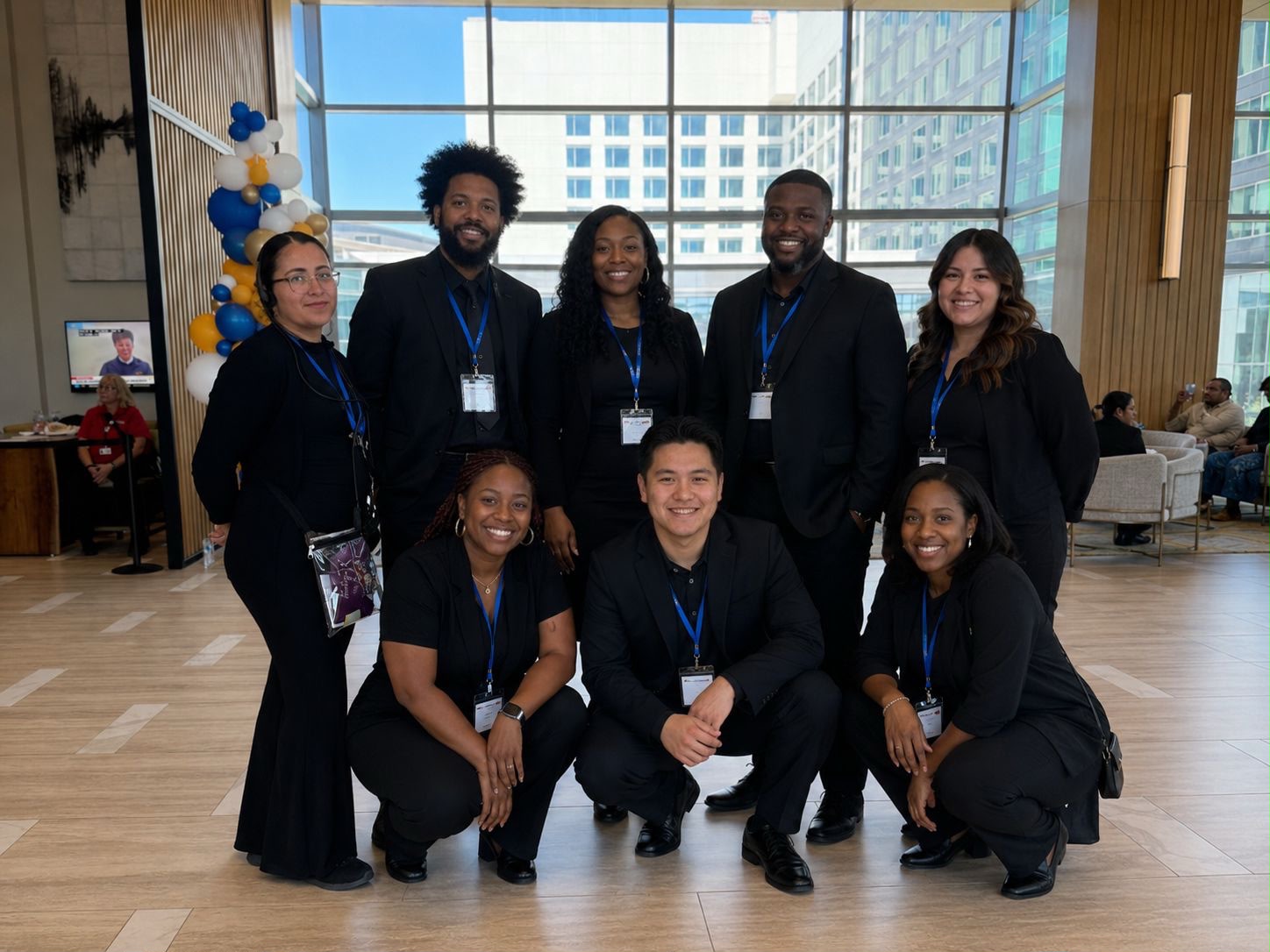 Georgia Event Staffing team members at a professional event